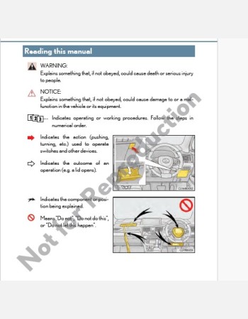 lexus rx 2015-2016 owners manual in english